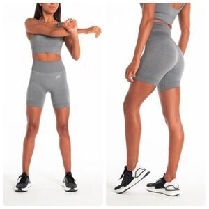 Pursue Fitness Women's Seamless Gym Shorts Gray – Size XS
